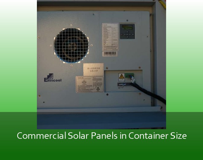 Commercial Solar Panels in Container Size